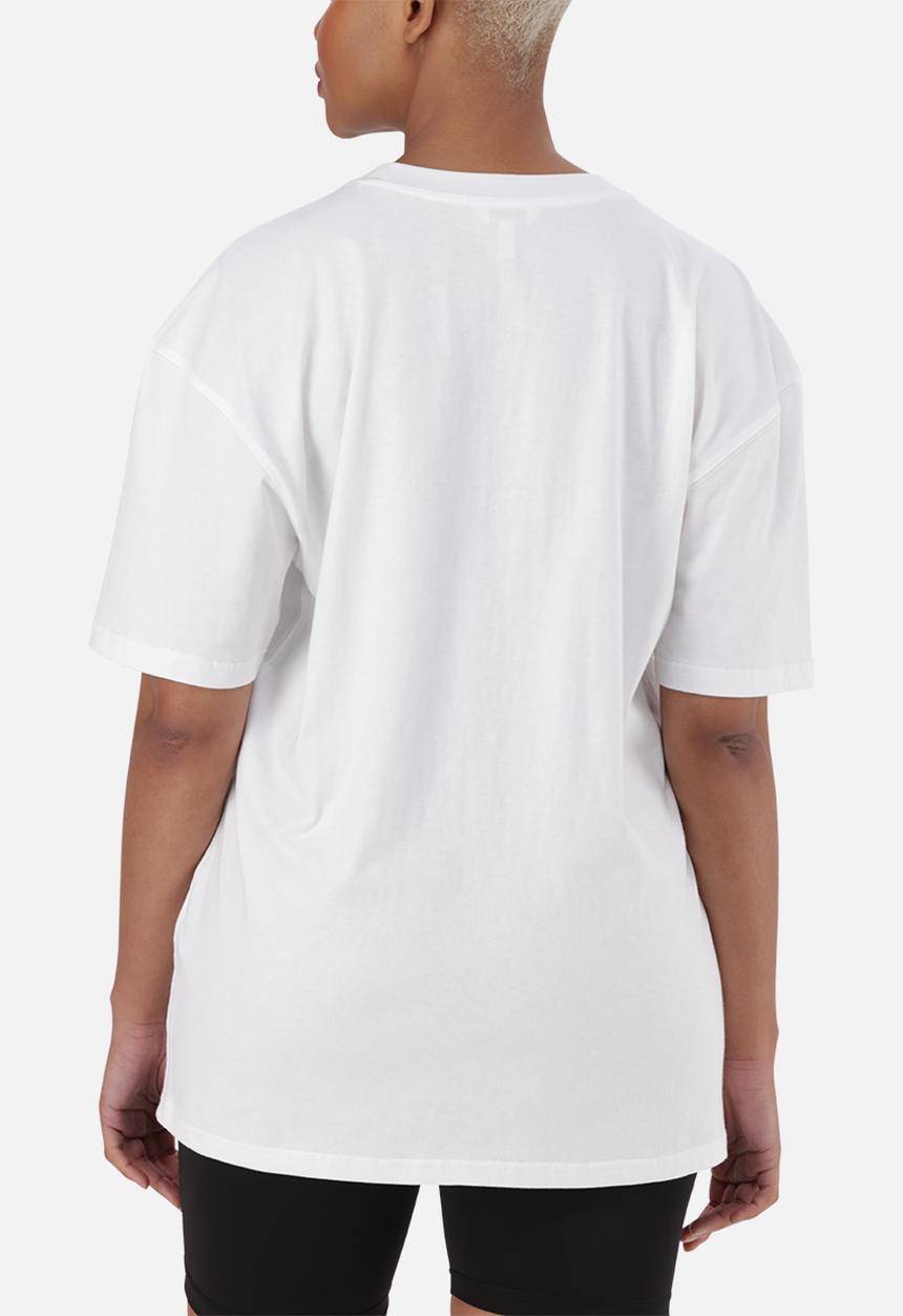Steve Madden - Athena Oversized Graphic T-shirt -  White