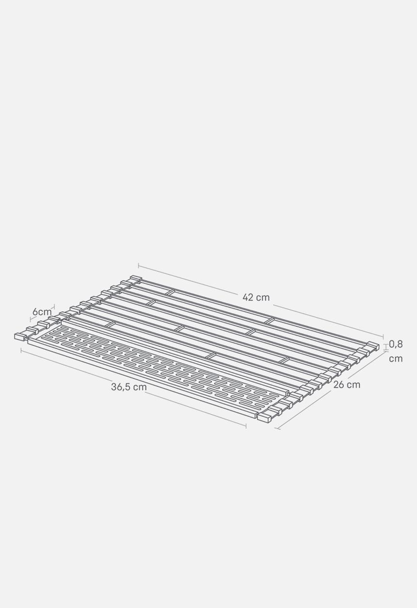Yamazaki - Foldable drainer - black