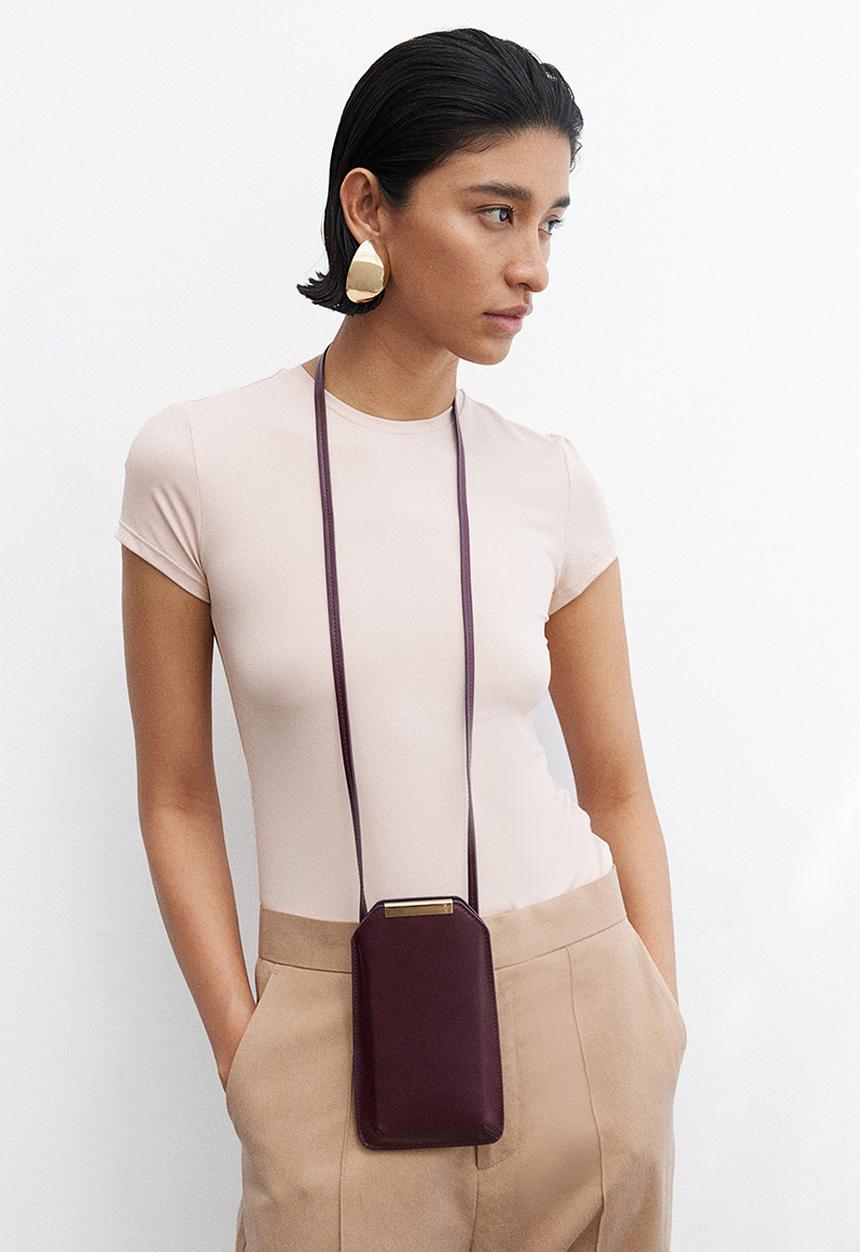 H&M - Fitted T-shirt - pink