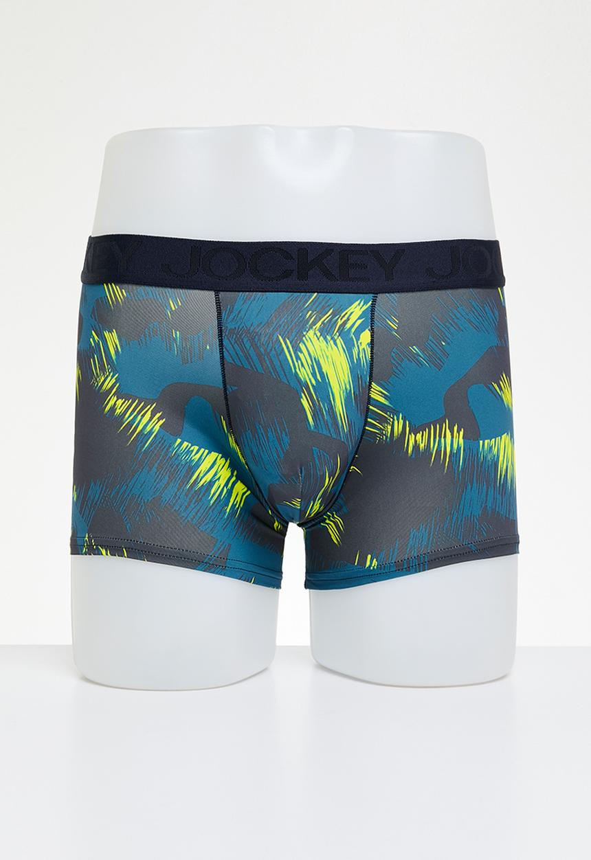 Jockey - BOT Nylon Pouch Trunks Short Leg - Textured Brush
