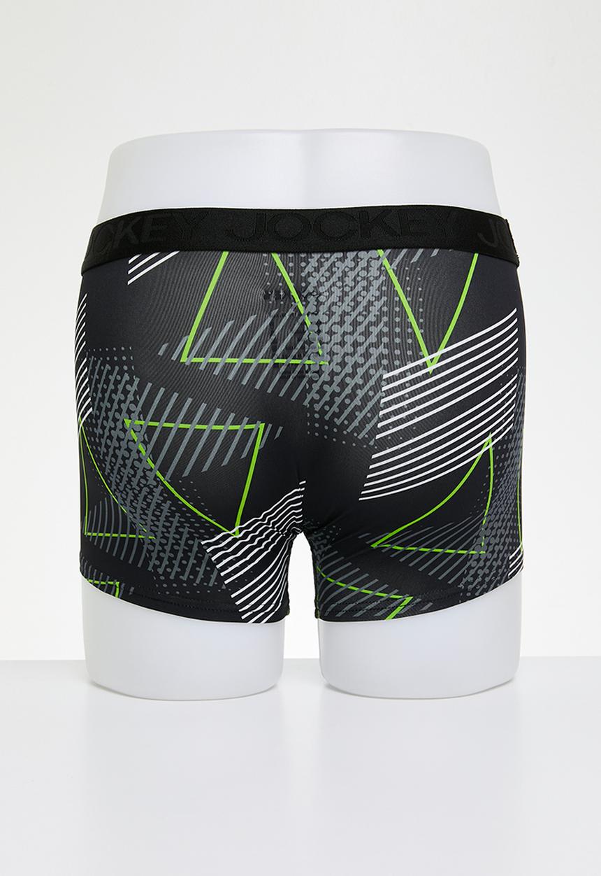 Jockey - BOT Nylon Pouch Trunks Short Leg - Graphic Lines