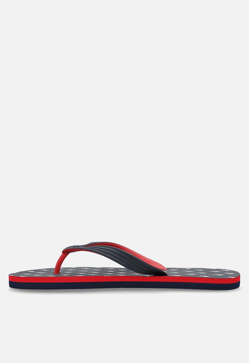 POLO - Monogram flip flop - navy