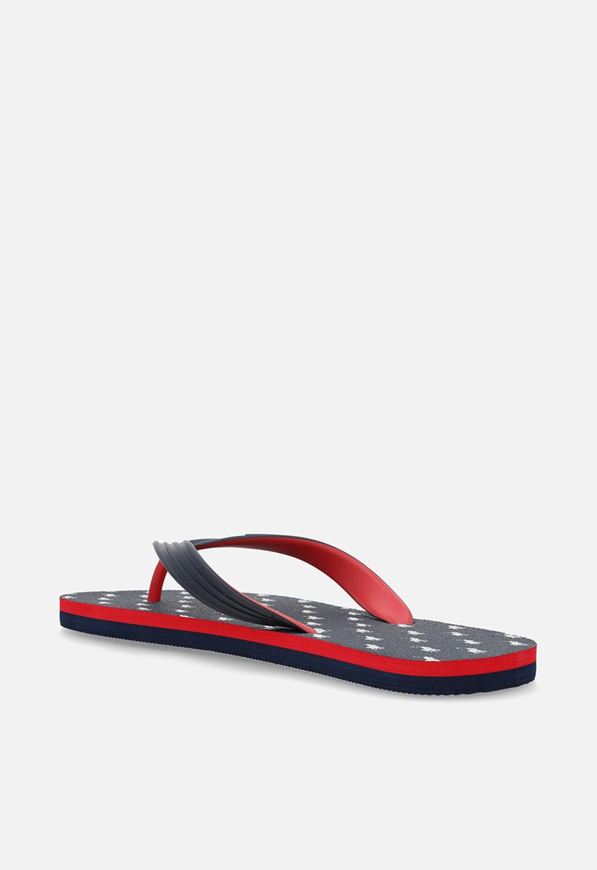 POLO - Monogram flip flop - navy