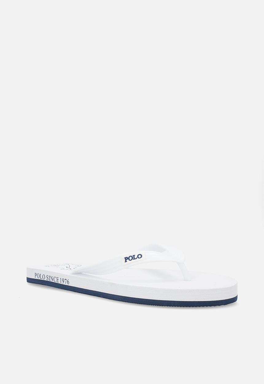 POLO - Big pony flip flop - white