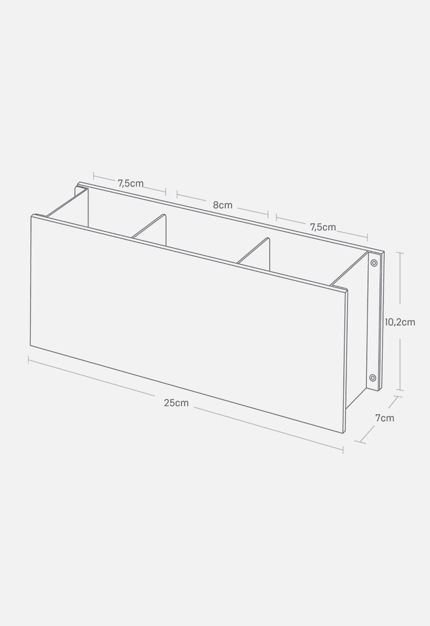 Yamazaki - Rin desk organiser - black