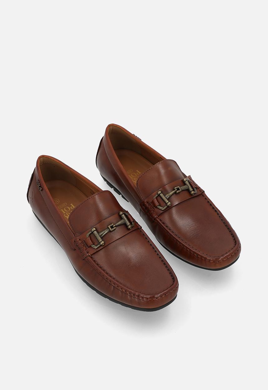POLO - Horsebit driver - brown