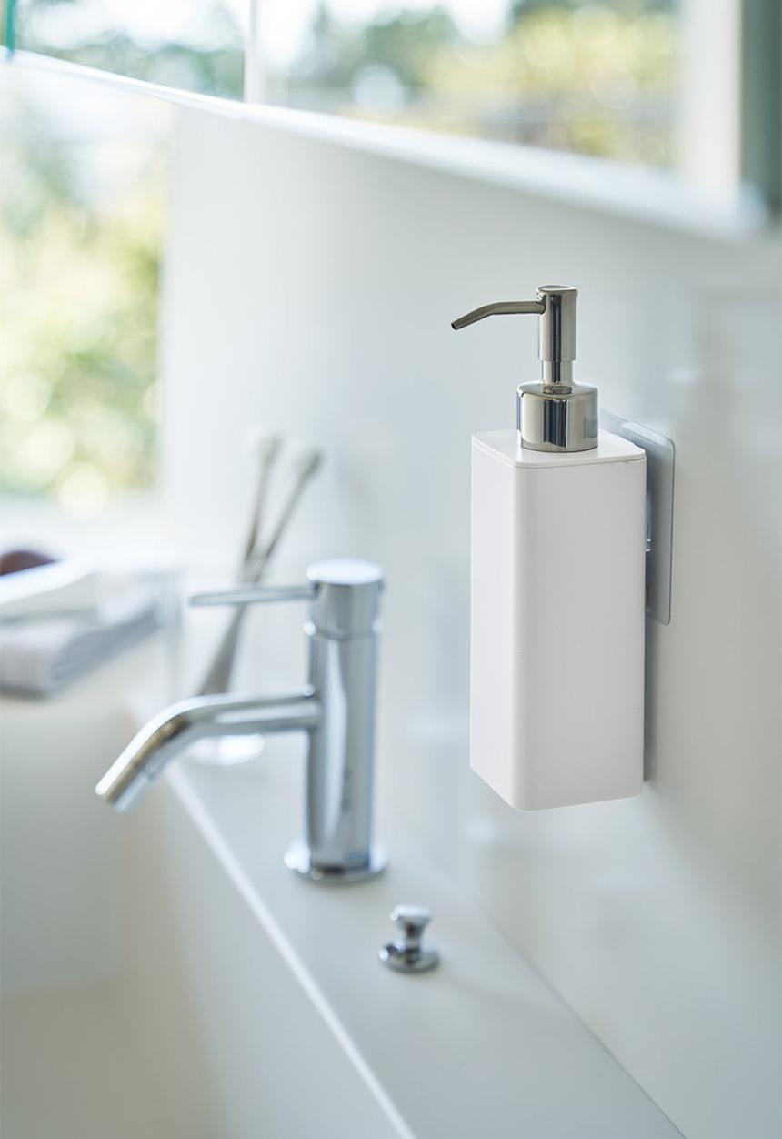Yamazaki - Tower Film Hook Soap Dispenser - White