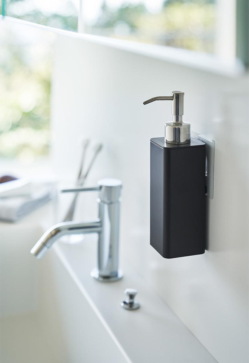 Yamazaki - Tower Film Hook Soap Dispenser - Black