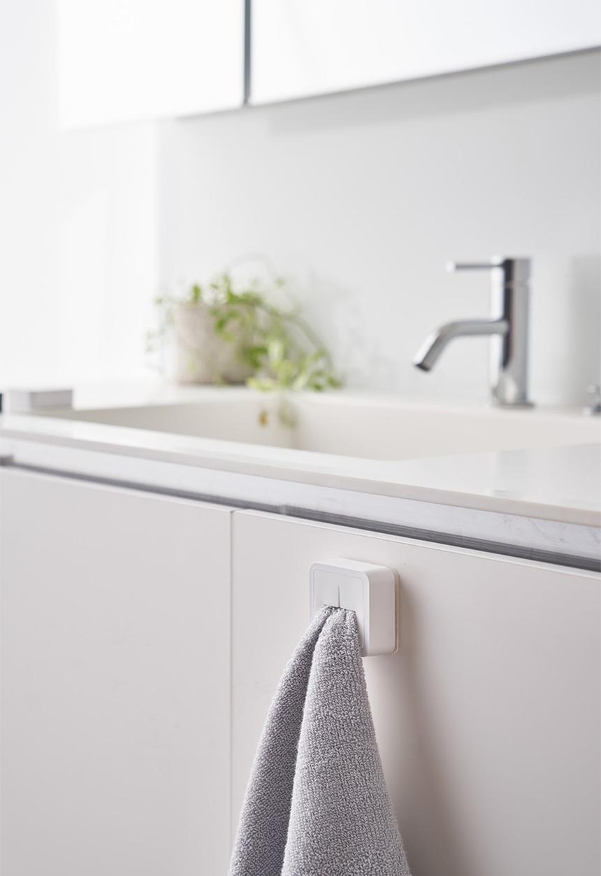 Yamazaki - Tower Film Hook Towel Holder - White