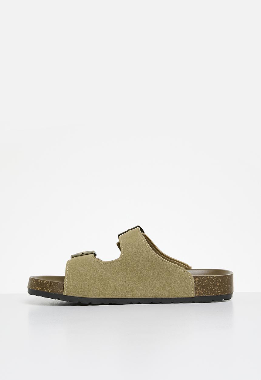 Pop Candy - Double buckle slides - brown