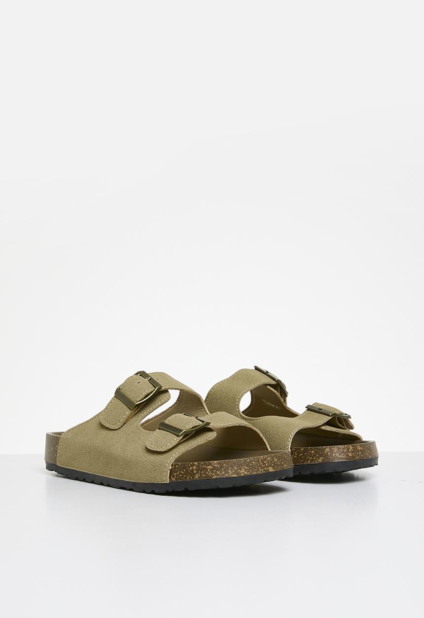 Pop Candy - Double buckle slides - brown