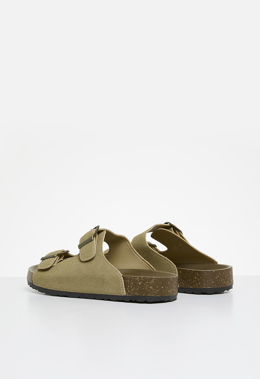 Pop Candy - Double buckle slides - brown