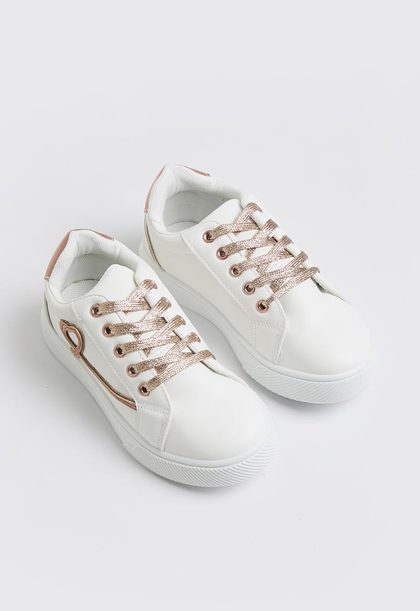 Madison® - Sneaker - white & gold