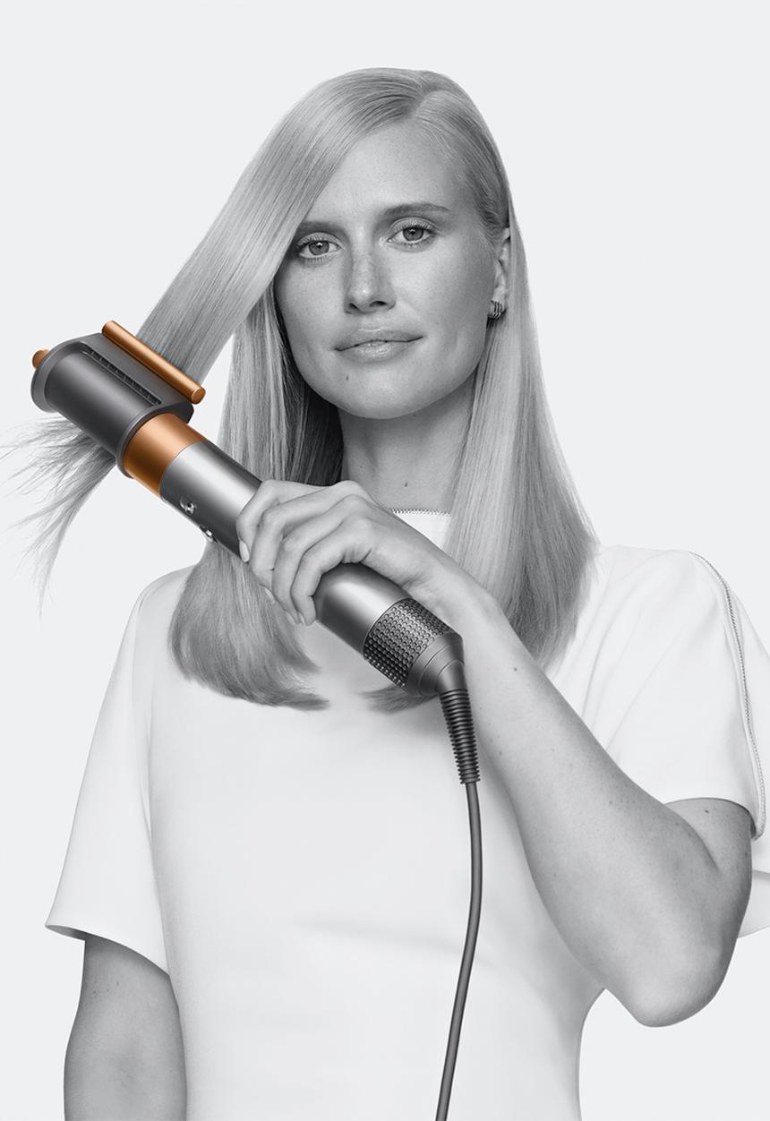 dyson - Airwrap™ Long Lite - Bright Nickel/Bright Copper