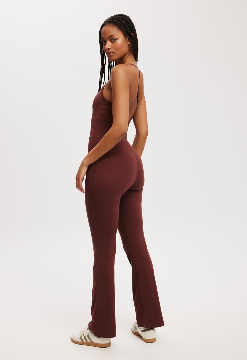 Cotton On - Ultra Soft Striaght Leg Onesie - Cappuccino