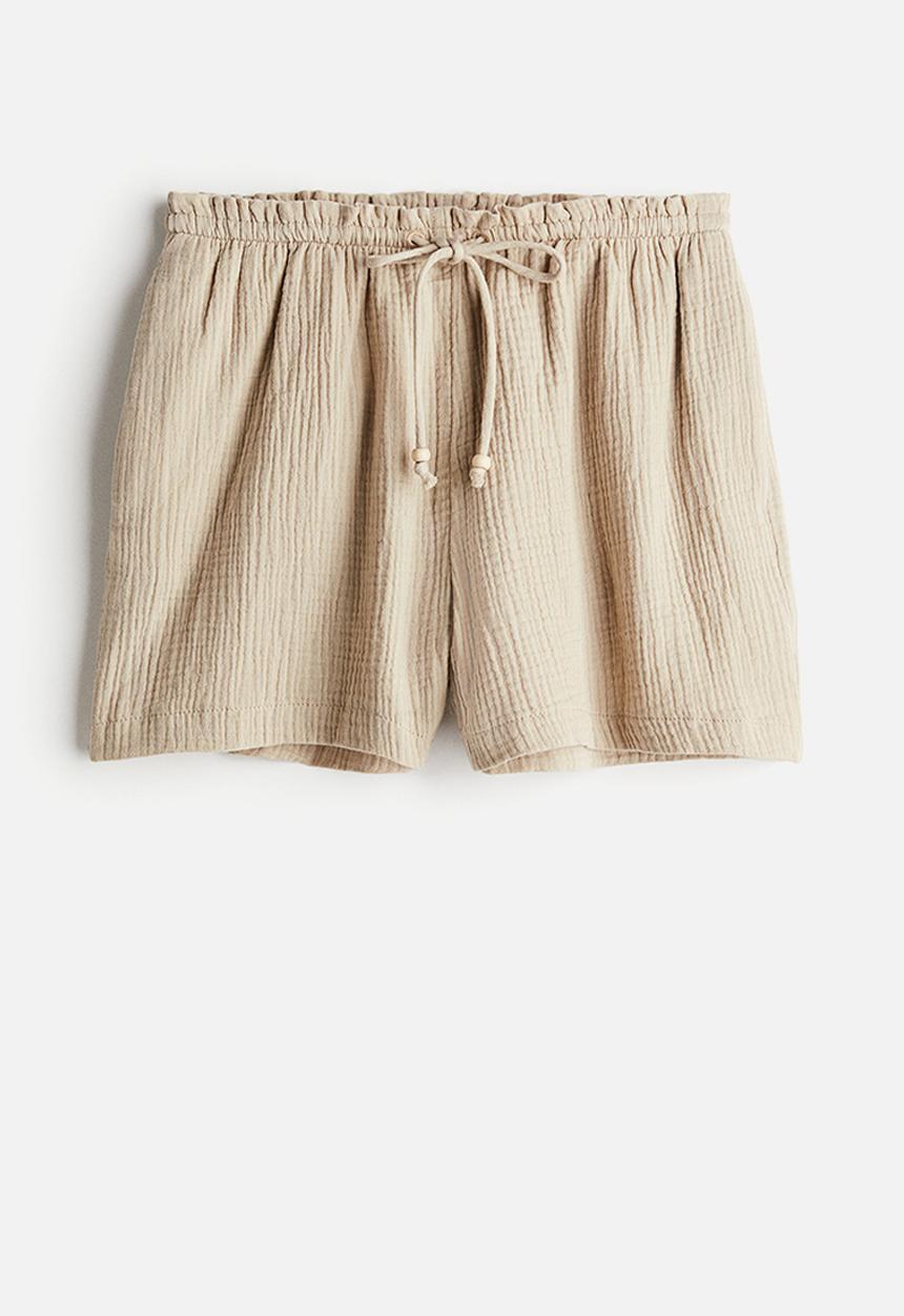 H&M - Muslin shorts - beige