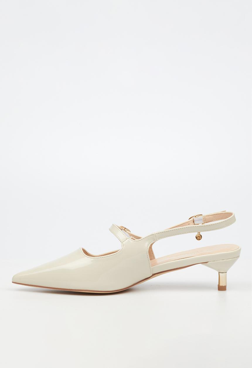 Miss Black - Little 3 midi heel - stone