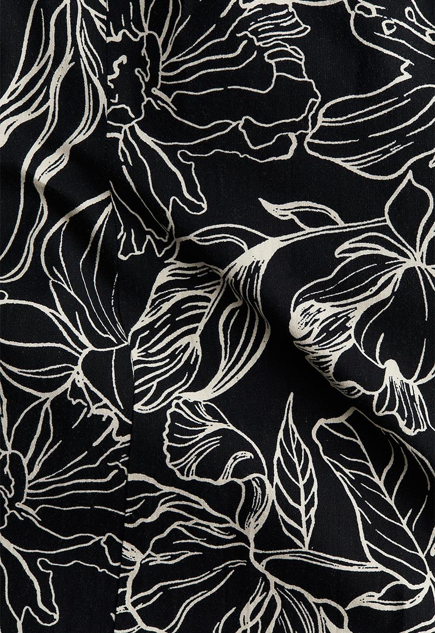 H&M - Strappy dress - black floral