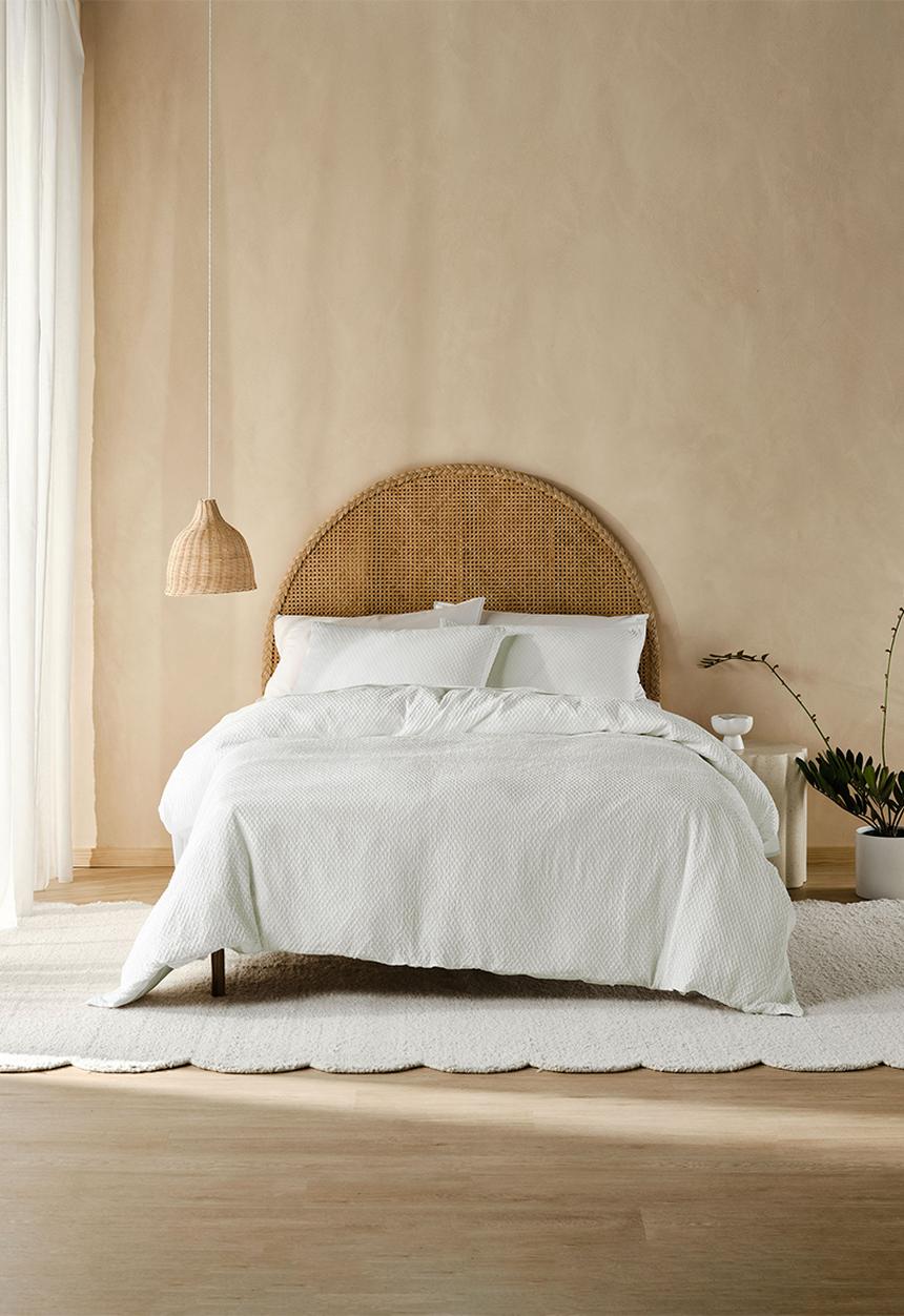 Linen House - Calista Duvet Cover Set - White
