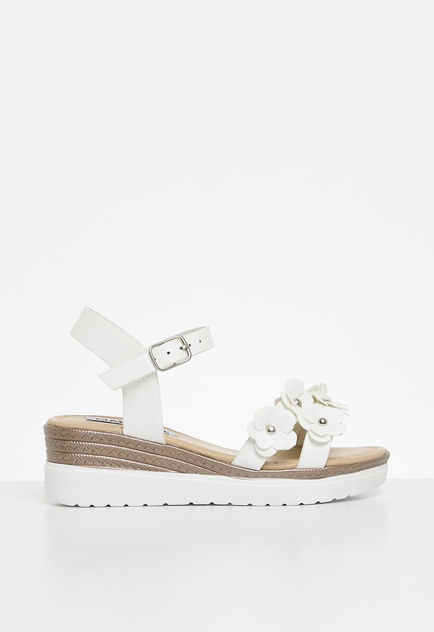 Madison® - Floral sandal - white