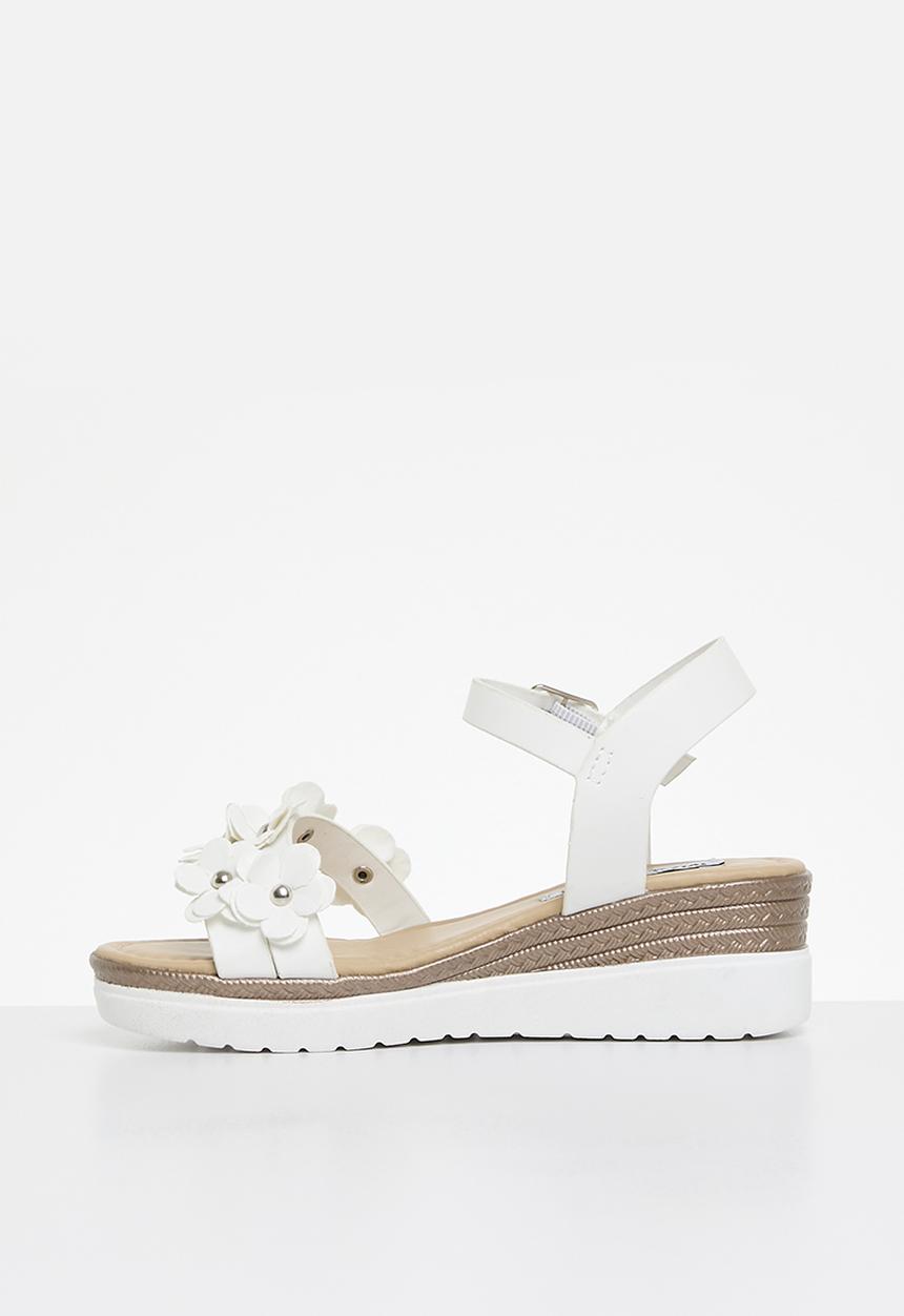 Madison® - Floral sandal - white