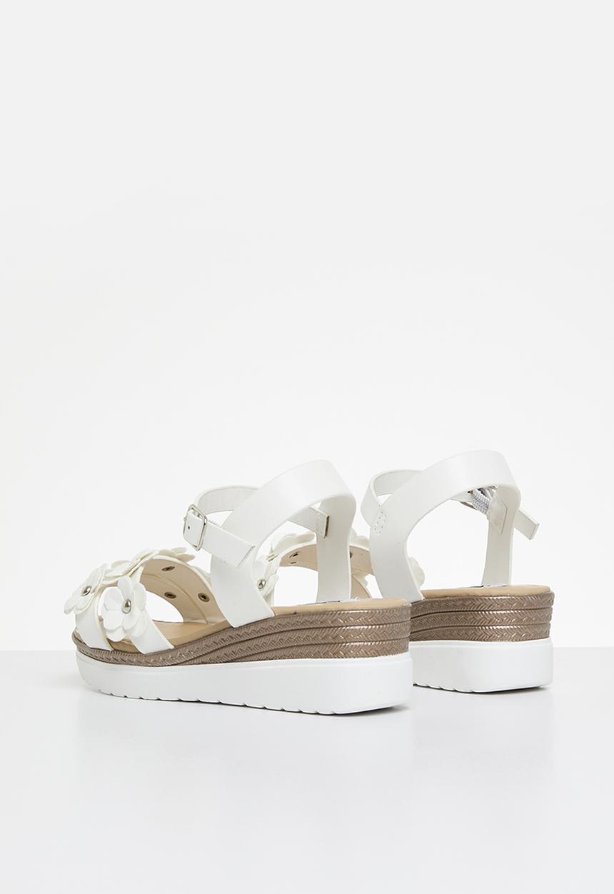 Madison® - Floral sandal - white