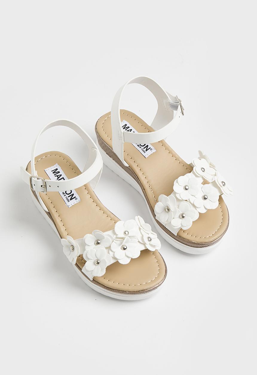 Madison® - Floral sandal - white