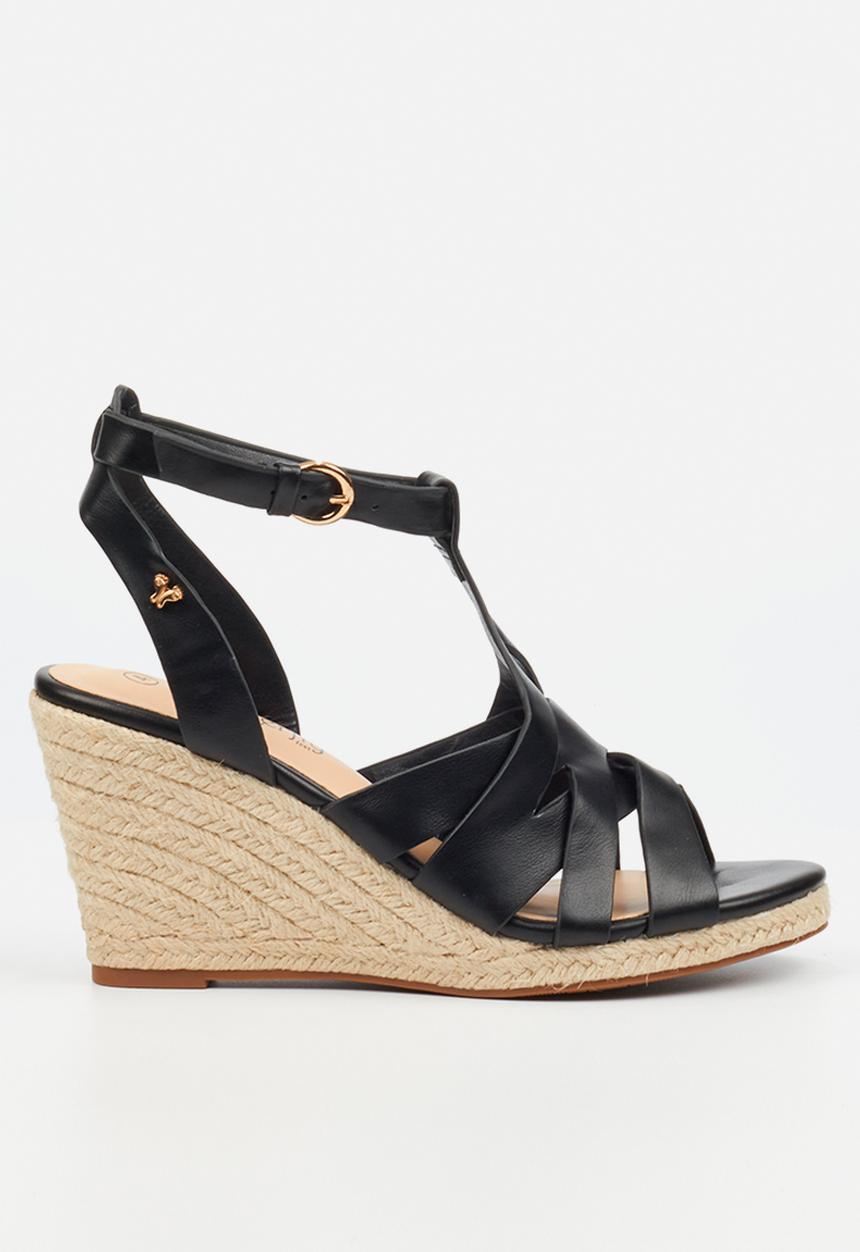 Butterfly Feet - Drayco 15 wedge heel - black