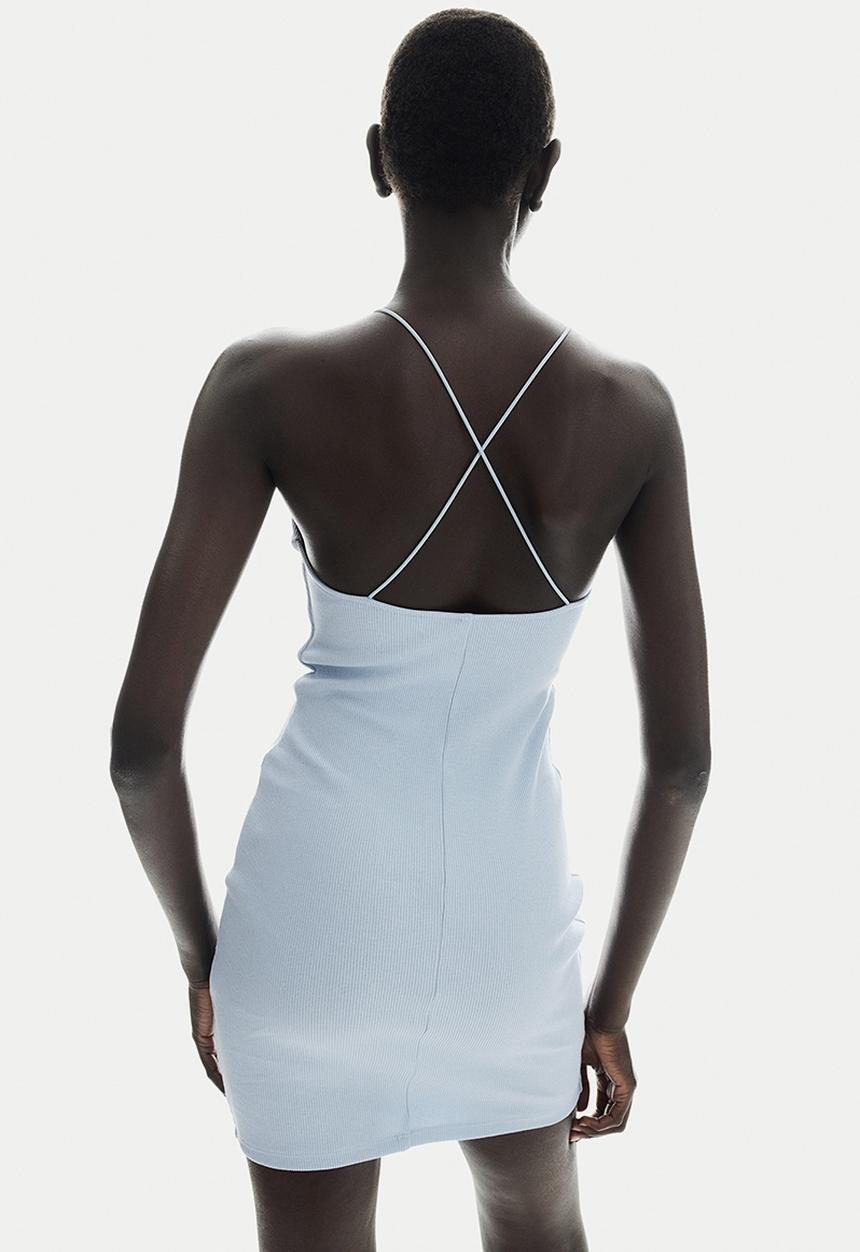 H&M - Low-back strappy dress - blue
