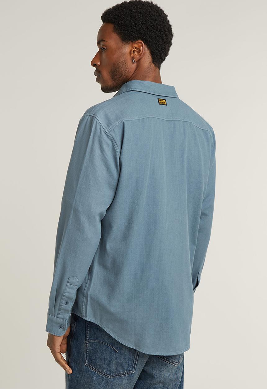 G-STAR - Marine Slim shirt l\s - avio gd