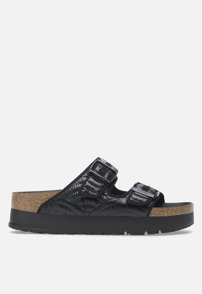 Birkenstock - Arizona platform narrow - puff black