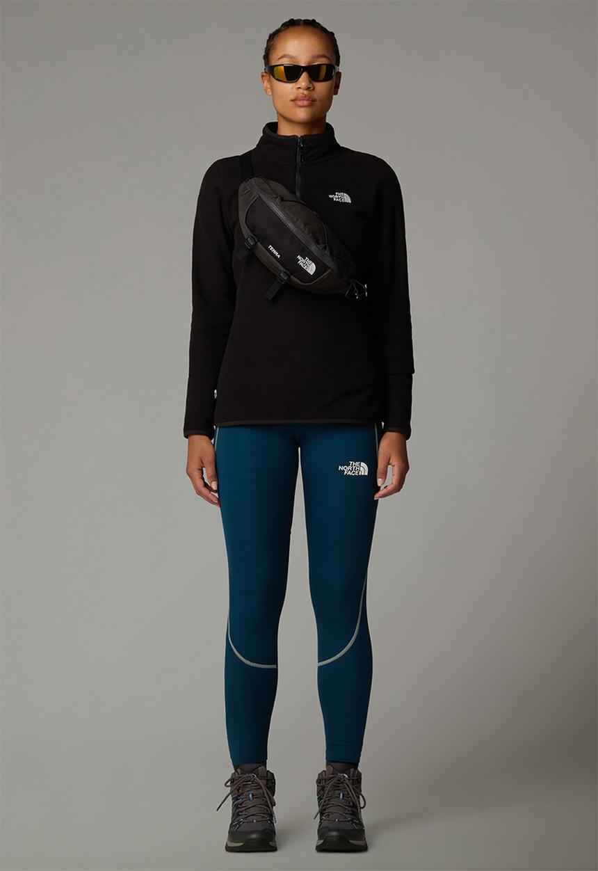The North Face - W 100 glacier 1/4 zip - tnf black