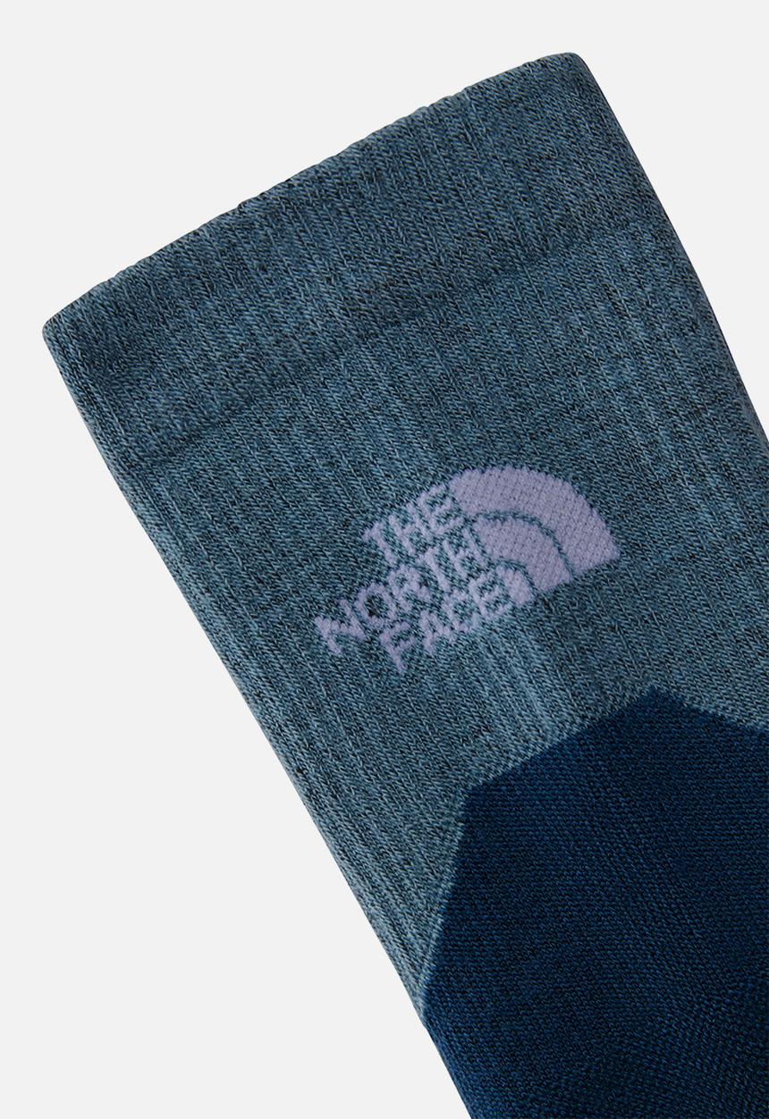 The North Face - Hiking crew sock - midnight petrol-algae blue