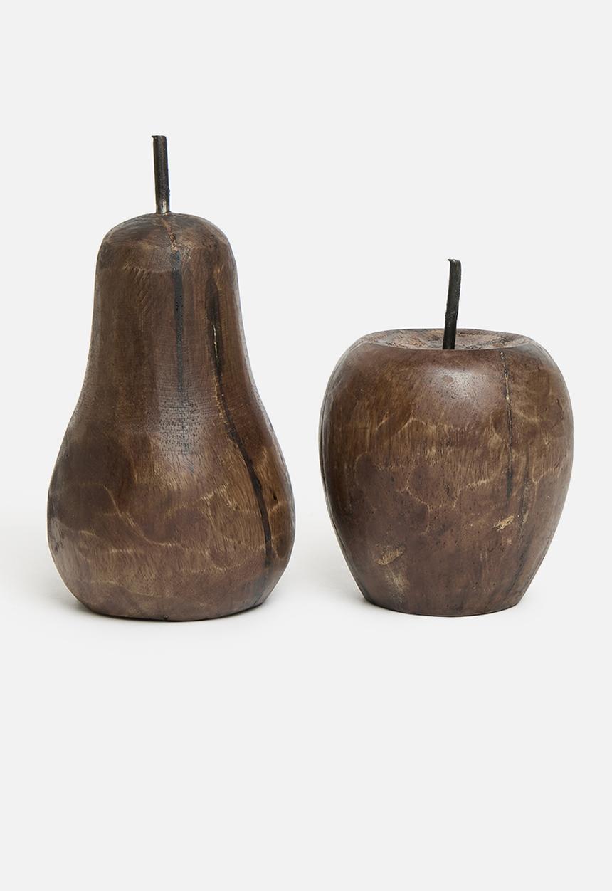 H&S - Pear Hanging Deco - Natural