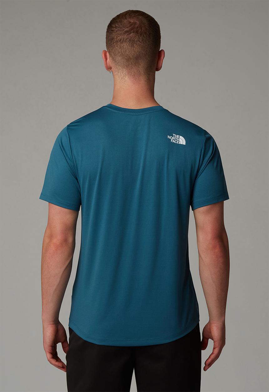 The North Face - M 24/7 short sleeve tee reg - Mallard Blue