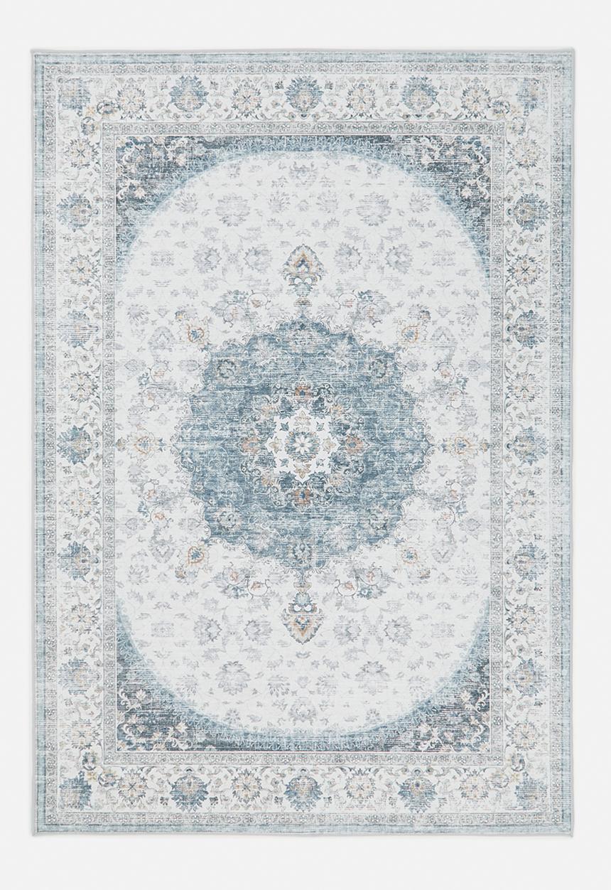 Sixth Floor - Ezra printed rug - Antique Grey & Natural