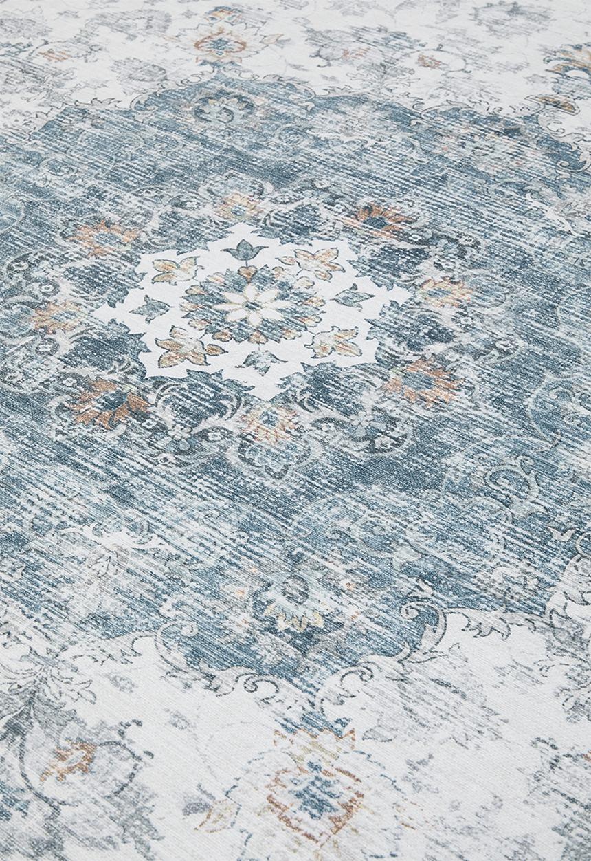 Sixth Floor - Ezra printed rug - Antique Grey & Natural