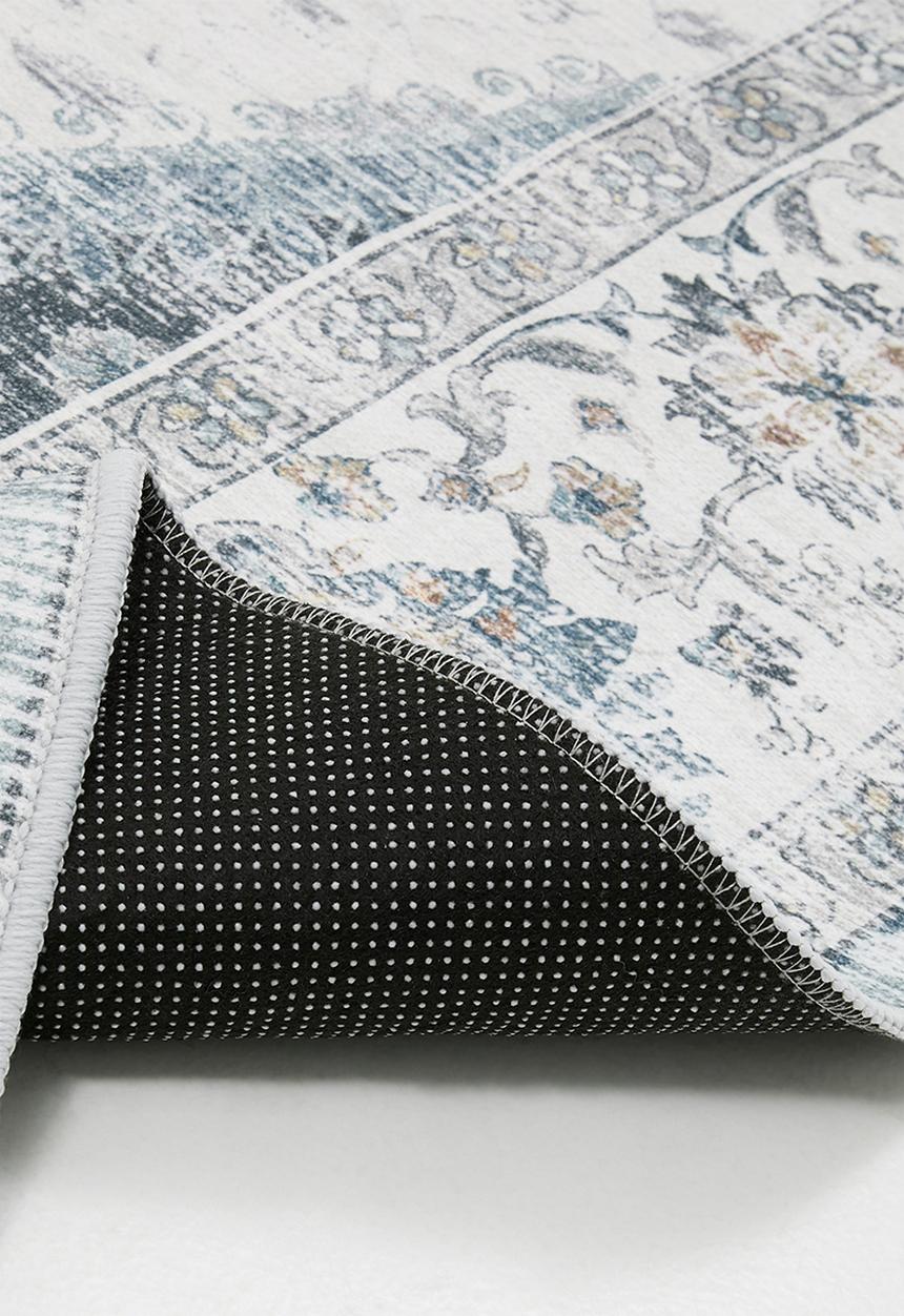 Sixth Floor - Ezra printed rug - Antique Grey & Natural