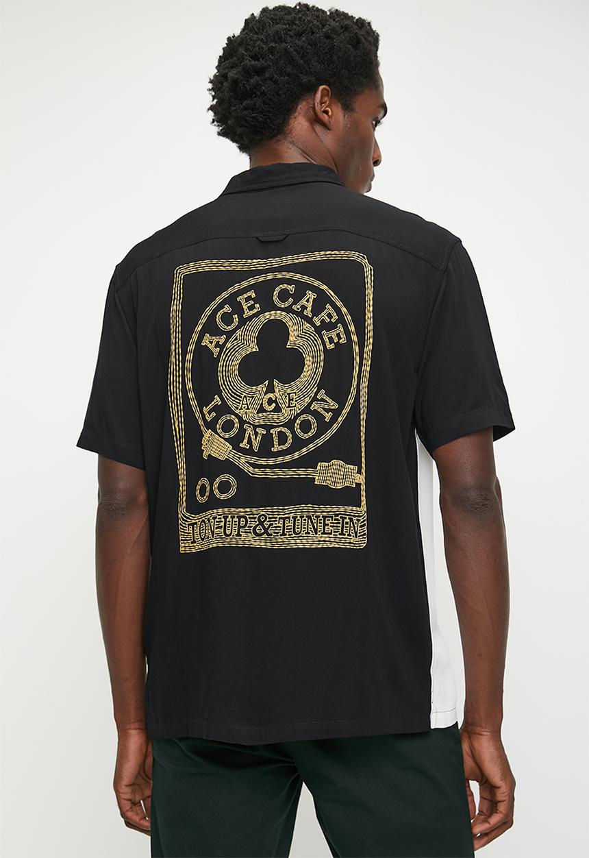 Ben Sherman - Ace Café Bowling Shirt - Black
