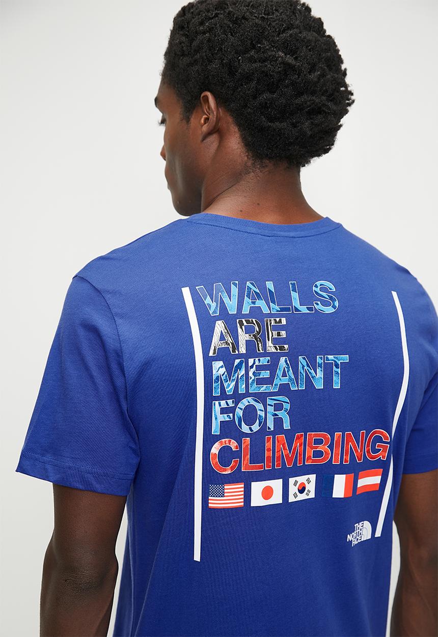 The North Face - M S/s Walls Tee - TNF Blue (CZ6)