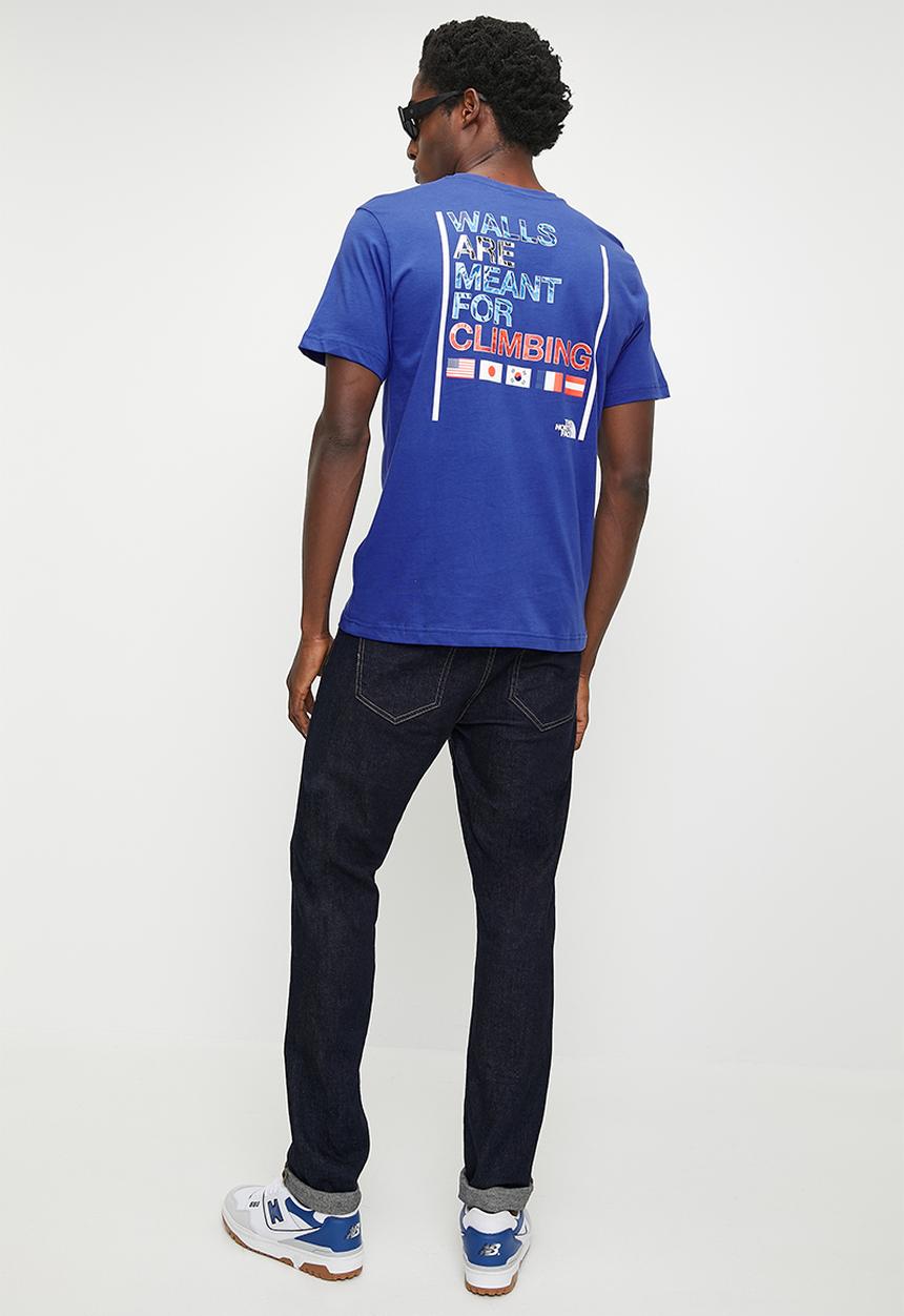 The North Face - M S/s Walls Tee - TNF Blue (CZ6)