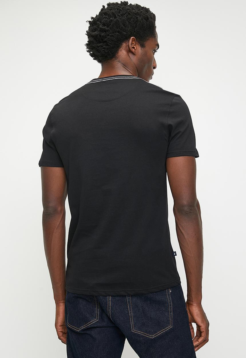POLO - Chris Type Printed Short sleeve Tee - Black