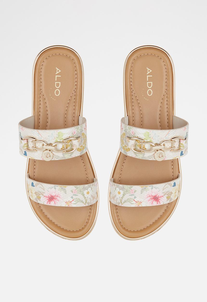 ALDO - Aderrar Flatform Slide  - Beige Overflow