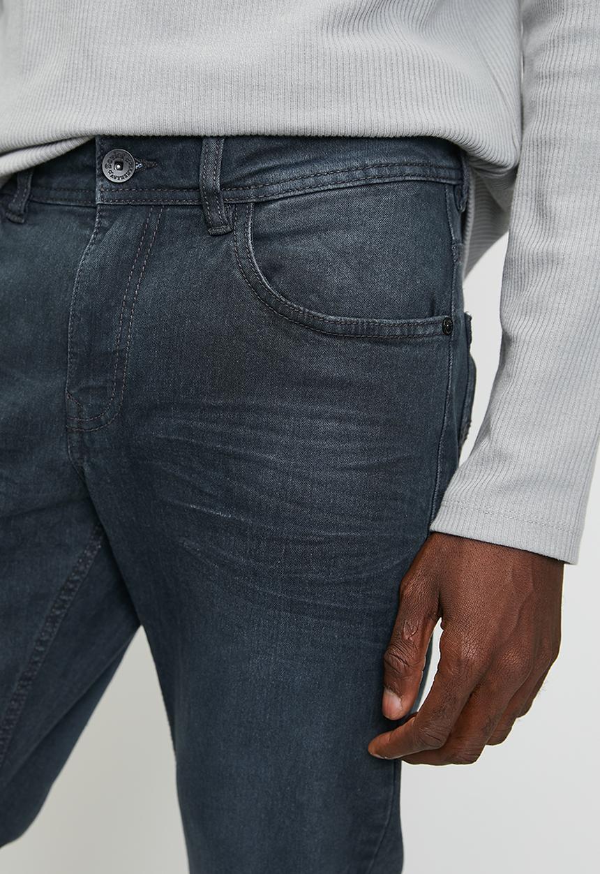 SOVIET - Cormac #9 Slim Leg Denim - Steele