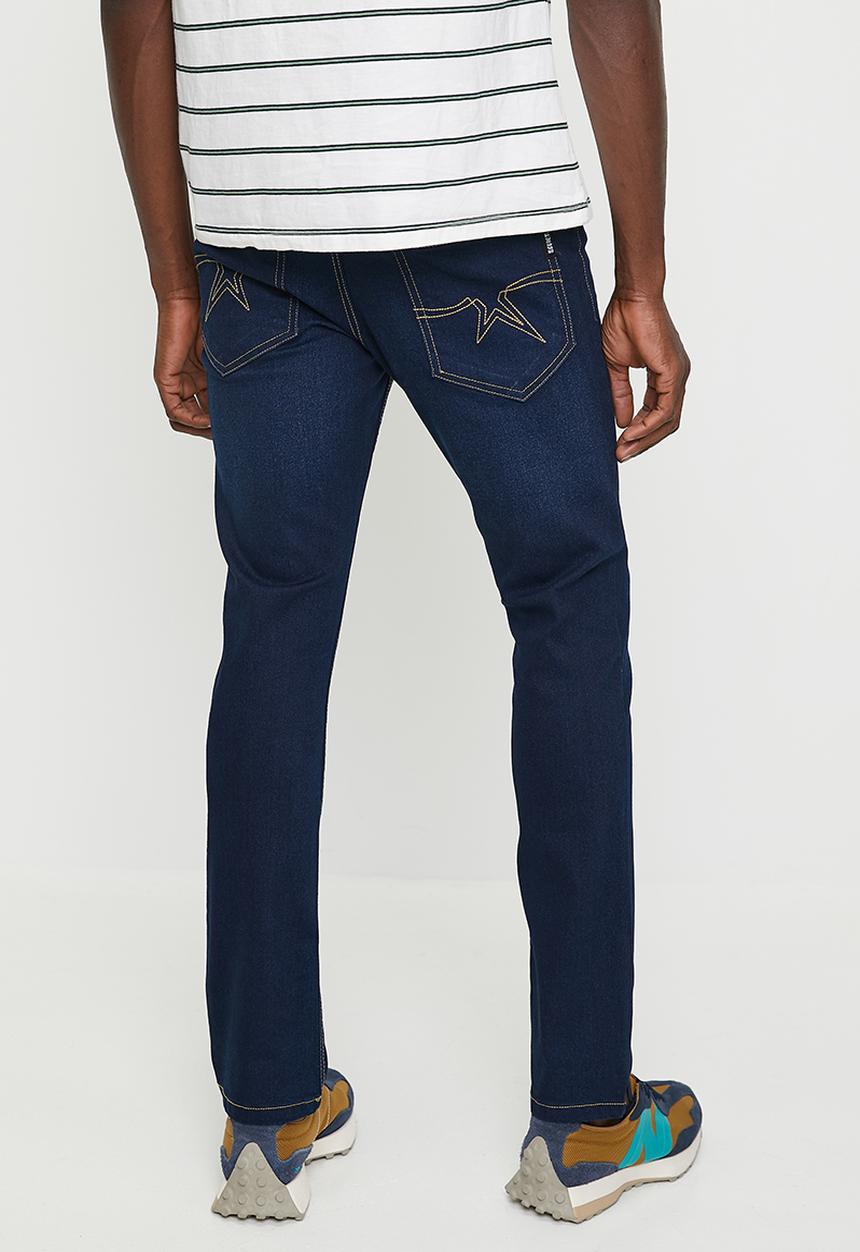 SOVIET - Alcazar #9   Slim Leg Denim - Dark Indigo