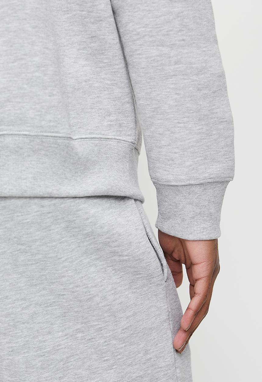 New Balance  - New Balance Brushed Fleece Crew - Athletic Grey