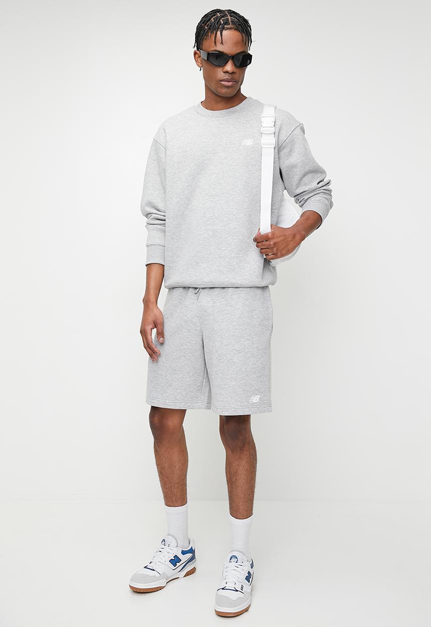 New Balance  - New Balance Brushed Fleece Crew - Athletic Grey