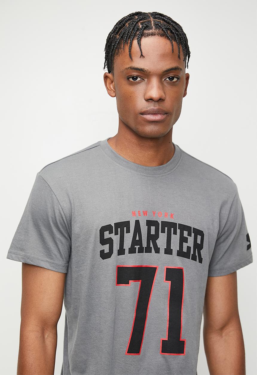 Starter - Starter 71 Tee - Grey/Black