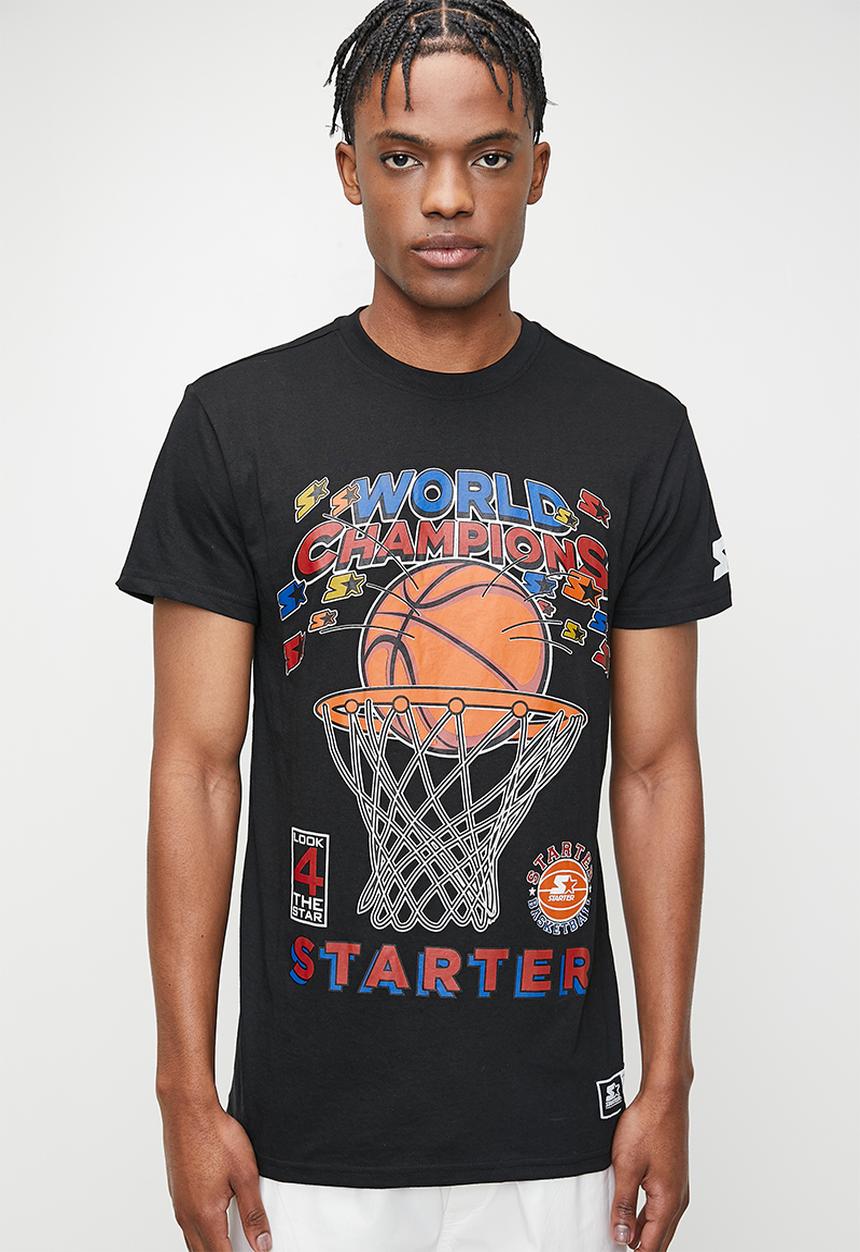 Starter - Starter World Champions Tee - Black/Multi