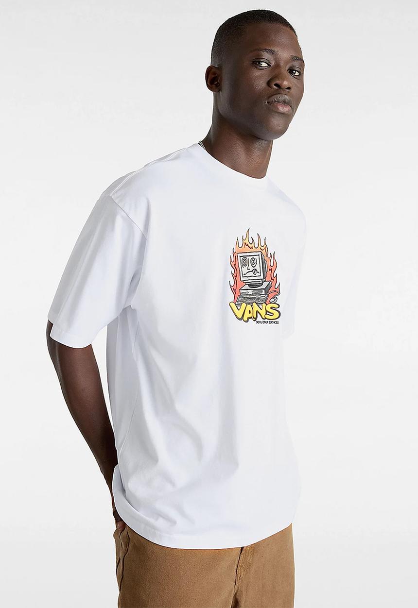 Vans - Digital repair short sleeve - white